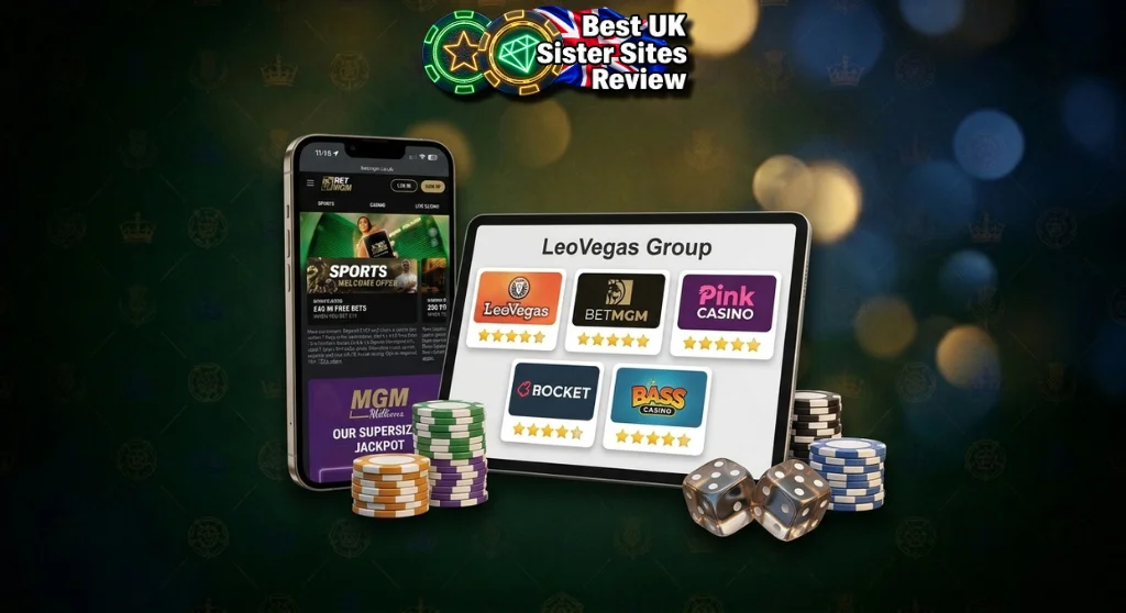 Overview of gaming options and platform features across the BetMGM UK casino network